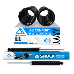 Kit Original Resortes y Amortiguadores Ford Escape 2013-2019 4 Piezas Tras