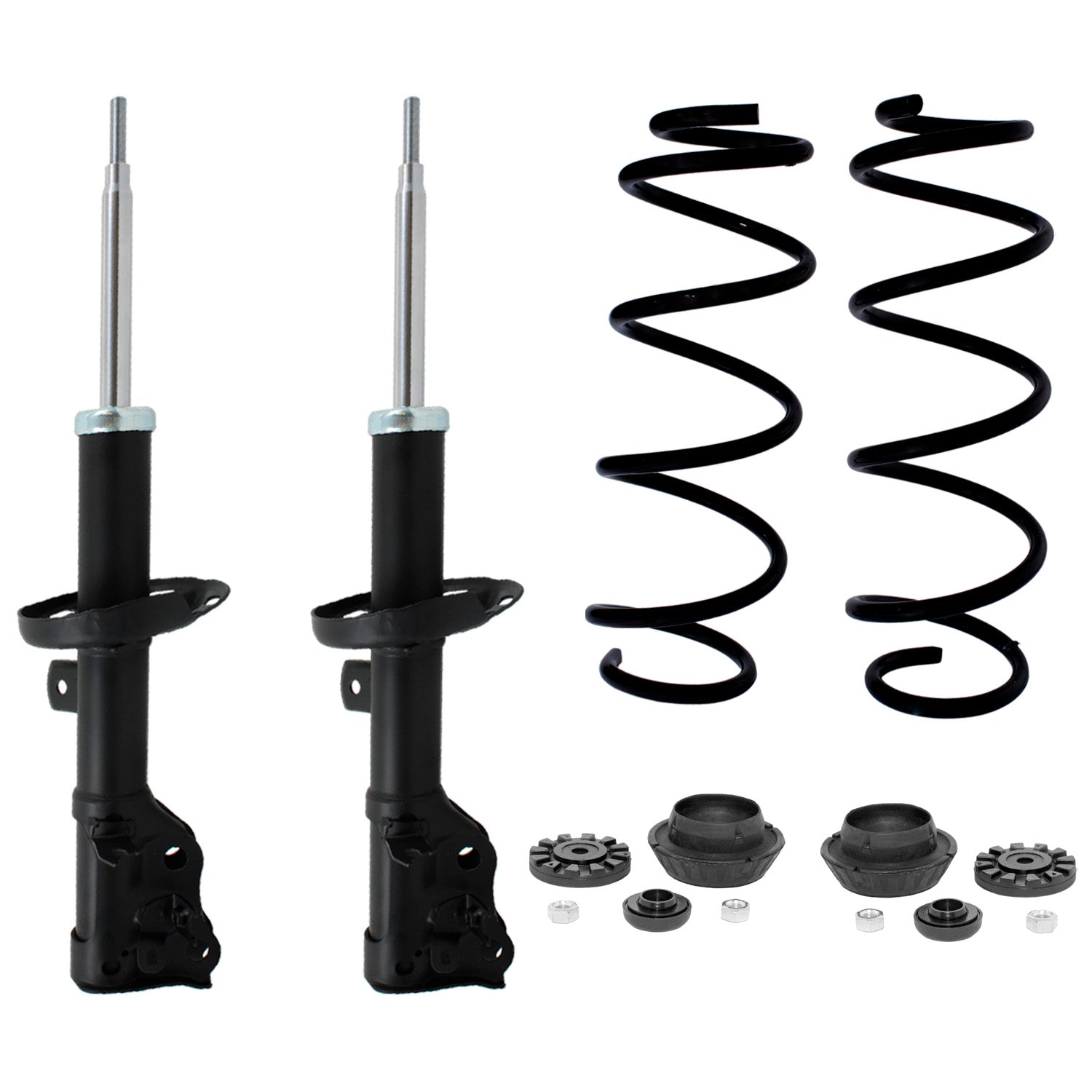 Kit Original Resortes, Amortiguadores y Bases Honda HR-V 4.0 Cil 2015-2020 6 Piezas Delanteras