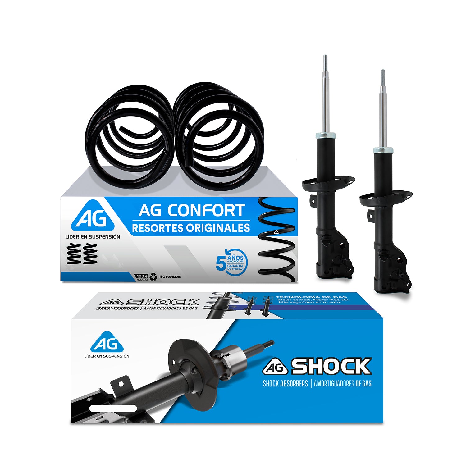 Kit Original Resortes y Amortiguadores Honda HRV 4.0 Cil 2015-2020 4 Piezas