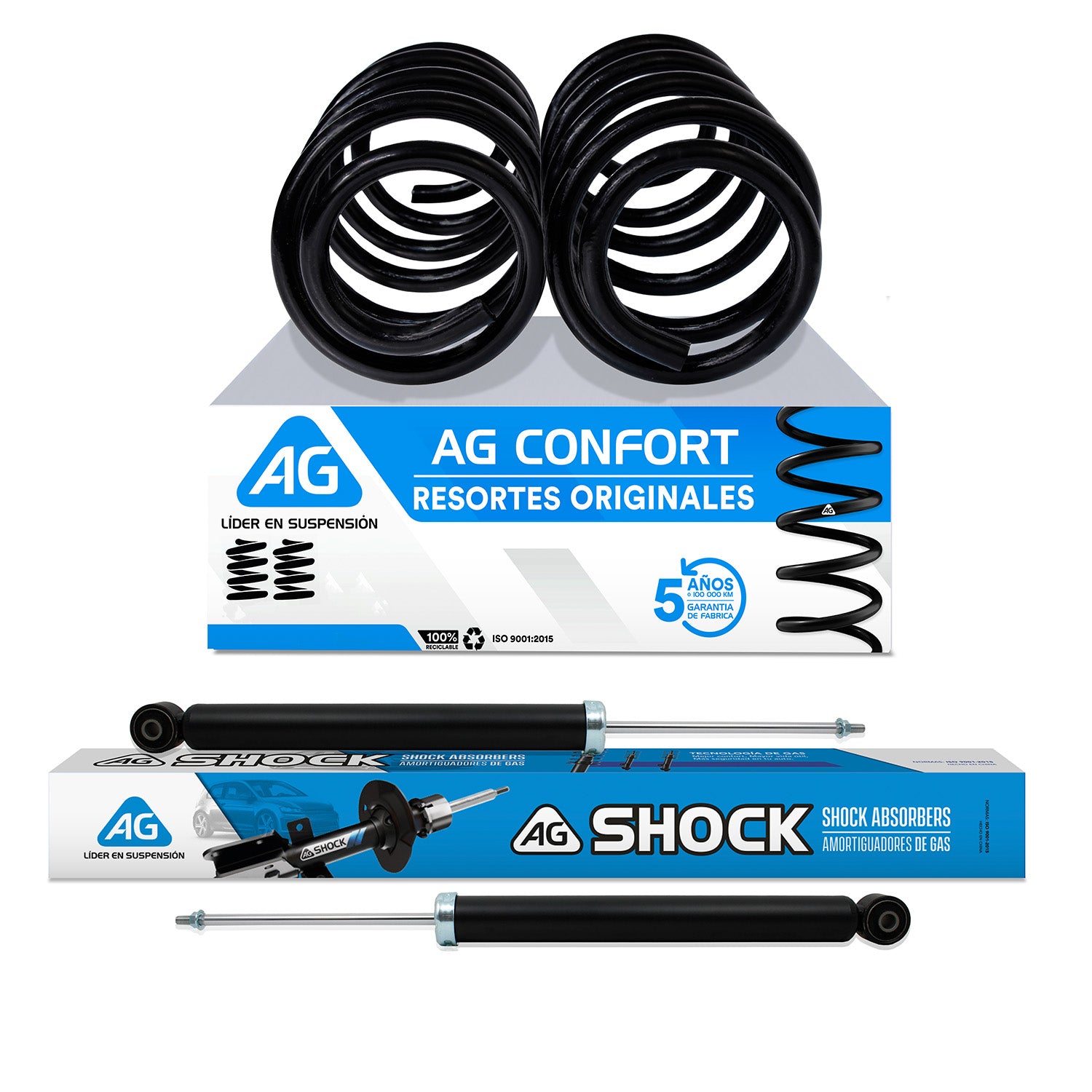 Kit Original Resortes y Amortiguadores Honda Accord 2018-2019 4 Piezas Tras