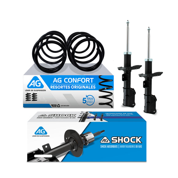 Kit Original Resortes y Amortiguadores Hyundai Accent 2018-2021 Delanteros
