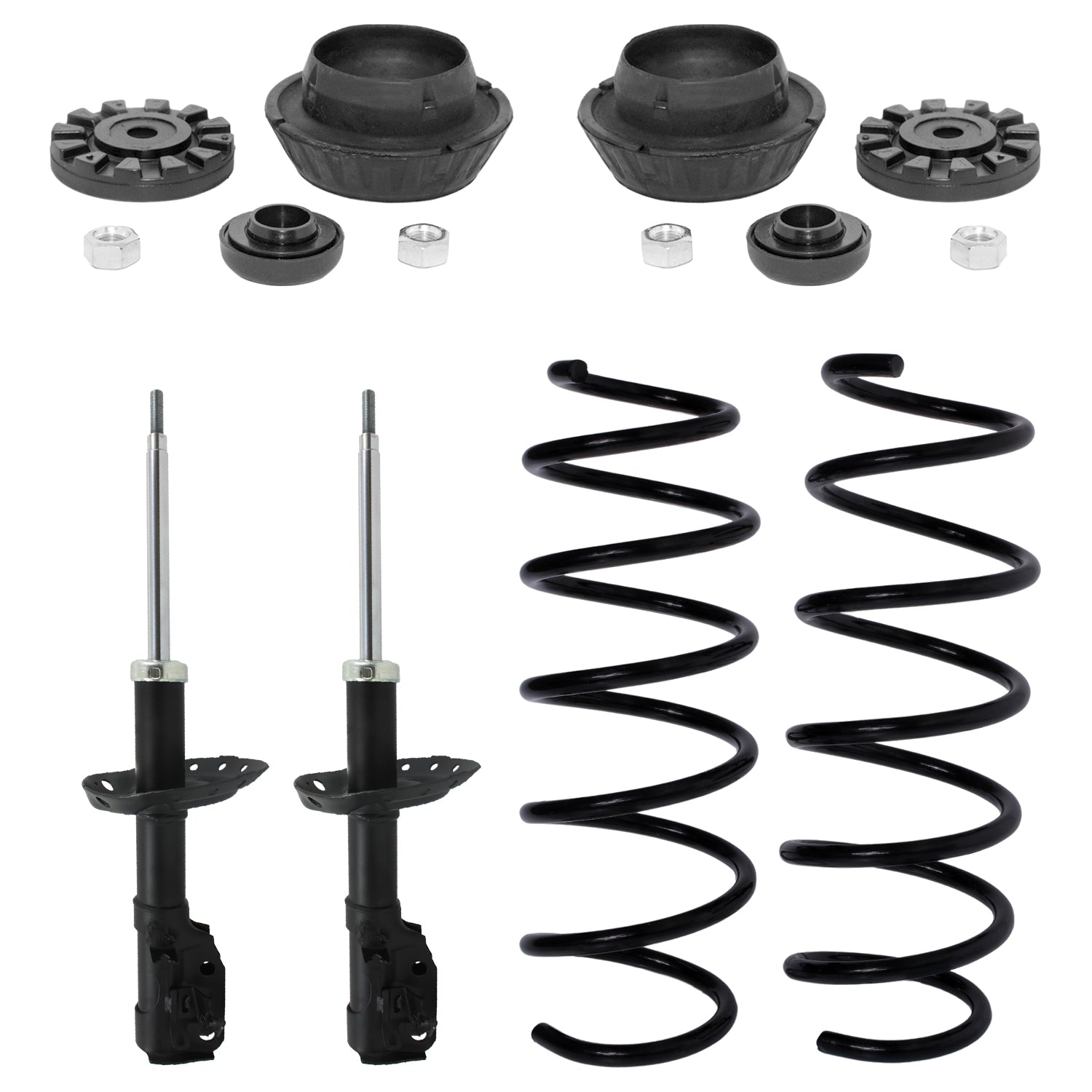 Kit Original Resortes, Amortiguadores y Bases Honda City 2014-2020 Delantero
