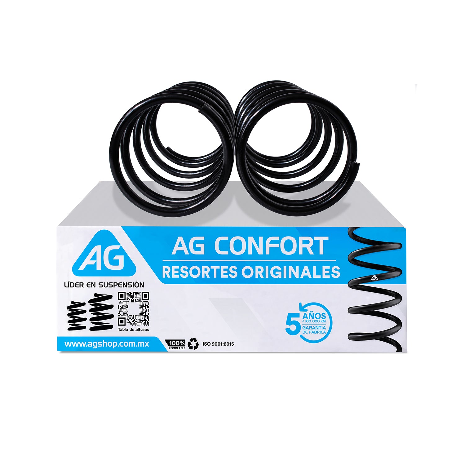 Resortes Originales Ag Confort Nissan Tsuru 3 92-15 Par Trasero