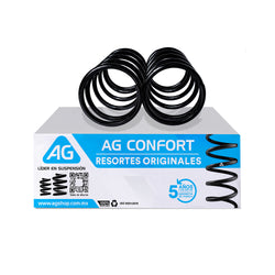 Resortes Originales Ag Confort Nissan Tsuru 2 Y 3 88-15 Reforzado Par Trasero