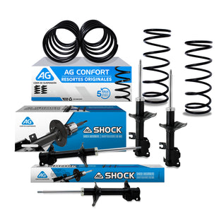 Kit Original Resortes y Amortiguadores Nissan Tsuru 3 92-17 8 Pz