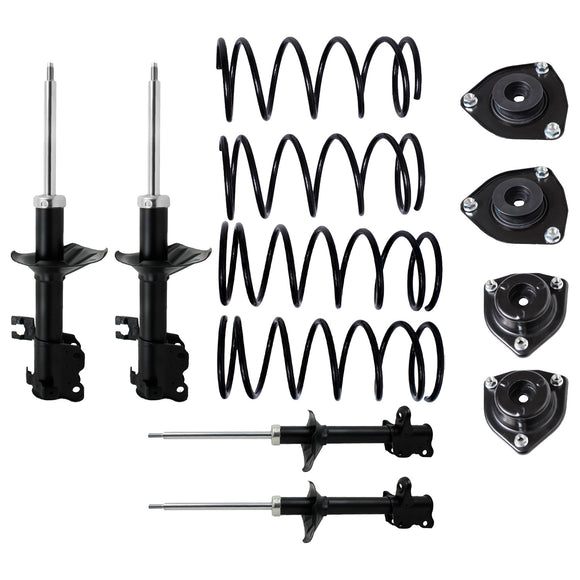 Kit Original Resortes, Amortiguadores y Bases Nissan Tsuru 3 1992-2017 12 piezas