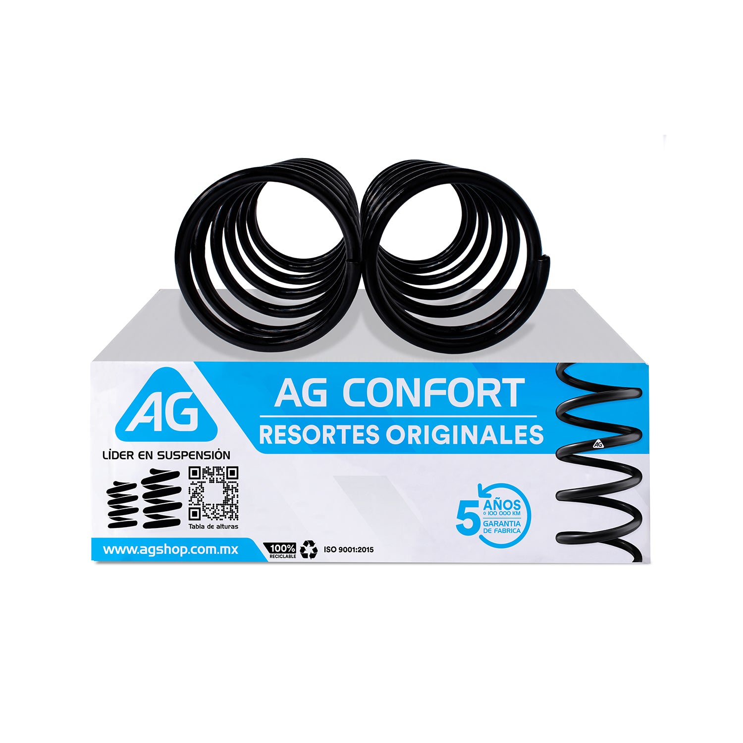 Resortes Originales Ag Confort Nissan Tsubame (7 Vueltas) (Reforzado) 1992-2004 Delanteros