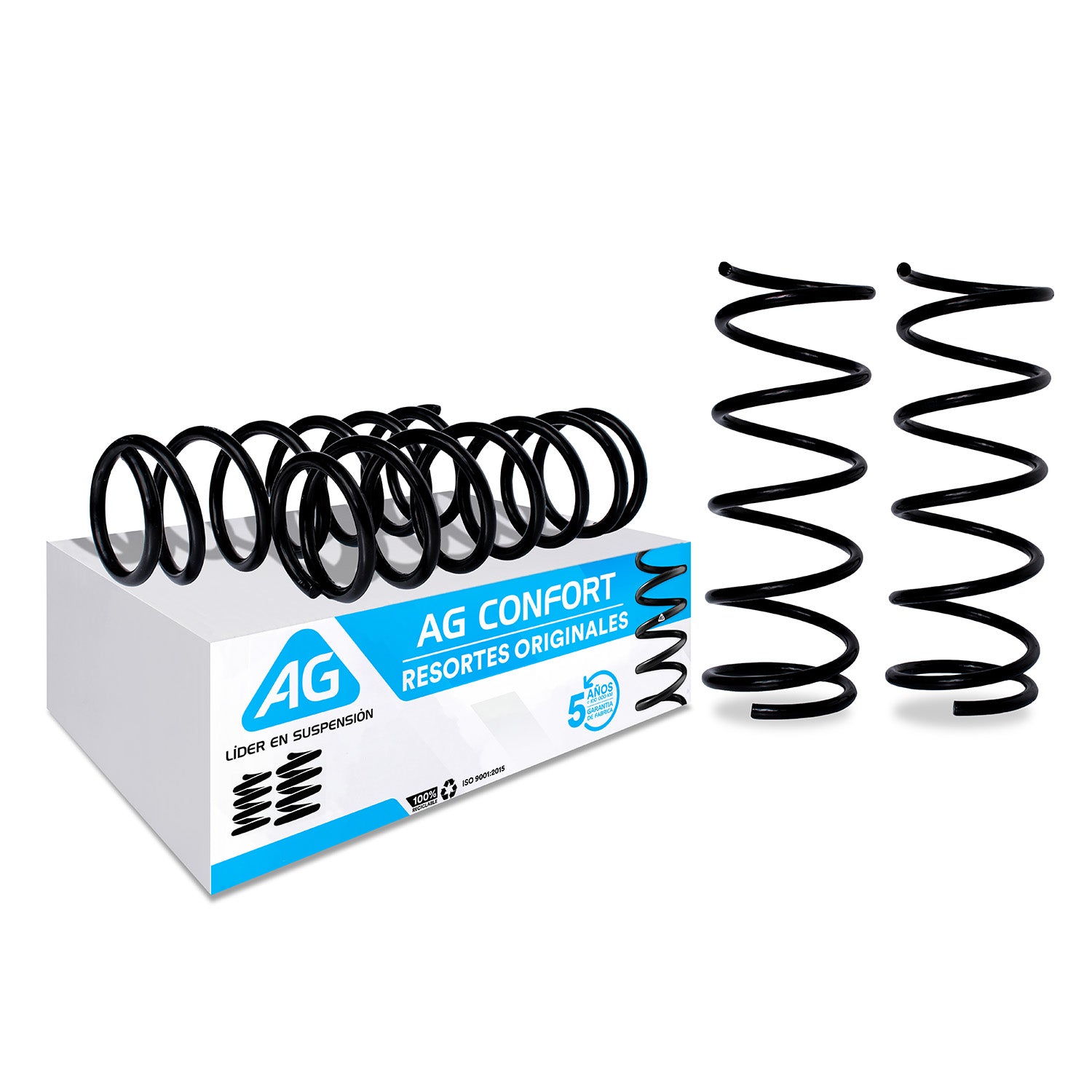 Resortes Originales Ag Confort Nissan Sentra 96-00 Kit 4 Piezas