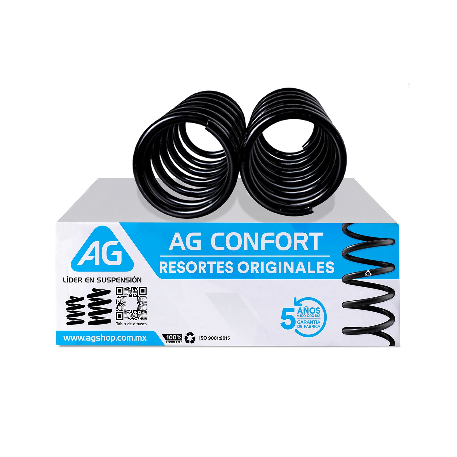 Resortes Originales Ag Confort Nissan Sentra (B14) 95-99 Par Trasero