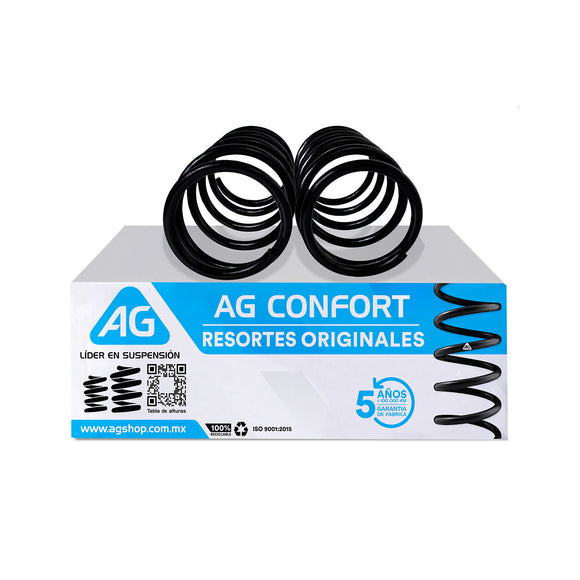 Resortes Originales AG Confort Nissan Tiida 2007-2015 Par Delantero