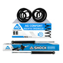 Resortes y Amortiguadores Ag Nissan Tiida Reforzado 2006-2018 Traseros-1