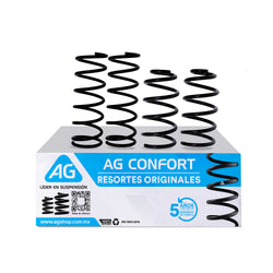 Resortes Originales Ag Confort Nissan Versa 12-22 Kit 4 Piezas