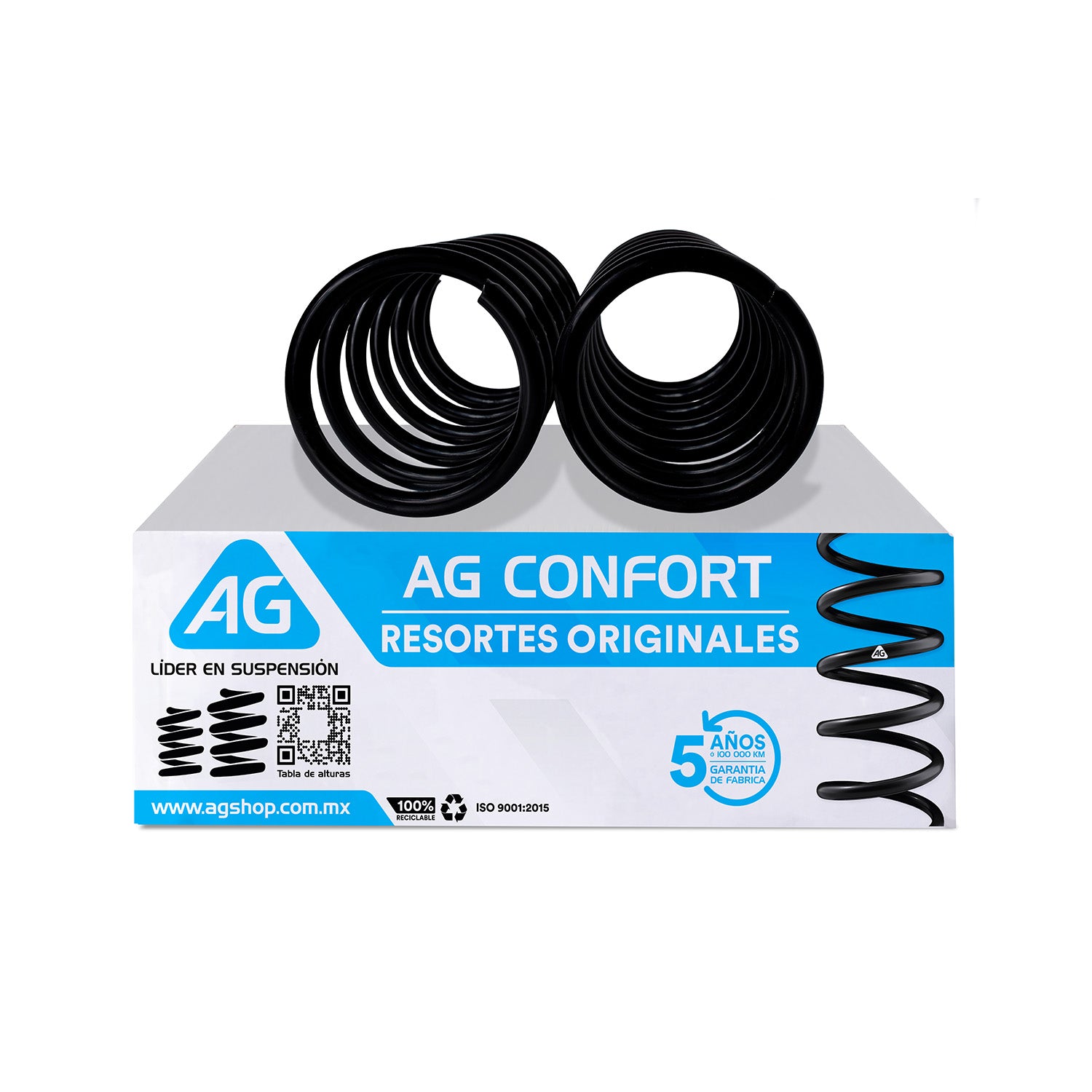 Resortes Originales Ag Confort Nissan March 12-22 Par Delantero