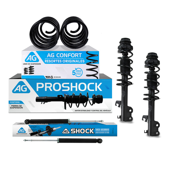 Combo de supensión original AG Nissan versa 2012-2019 Del y Tras