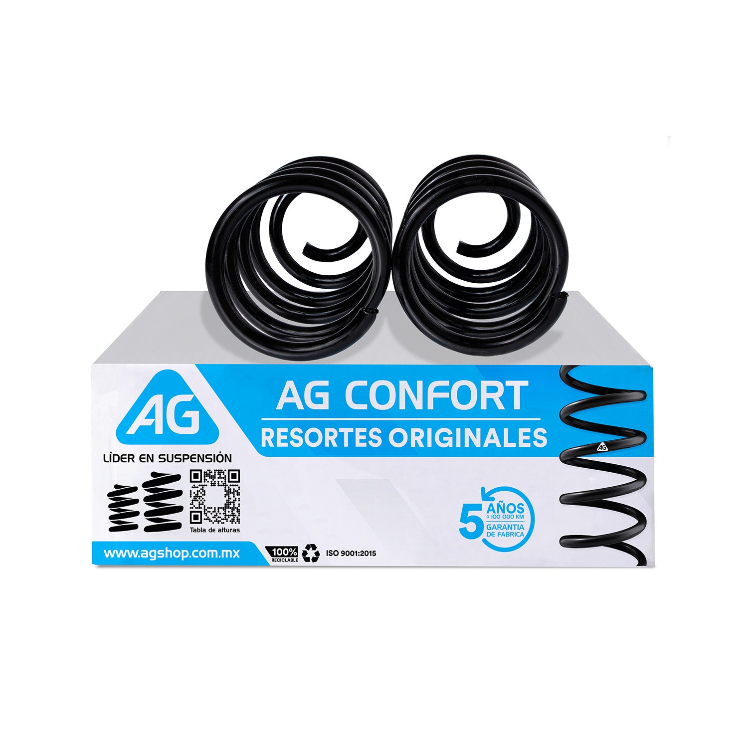 Resortes Originales Ag Confort Nissan March 12-22 Par Trasero