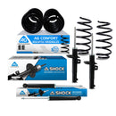 Resortes y Amortiguadores Ag Peugeot 307 2004-2010 Delanteros y Traseros-1