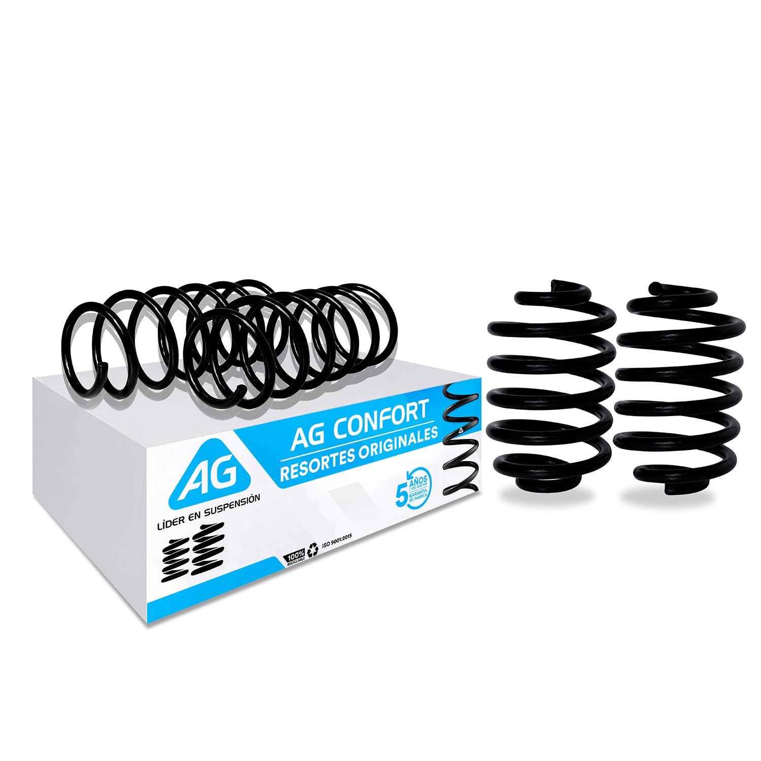 Resortes Originales AG Confort Renault Clio 02-10 Kit 4 Piezas
