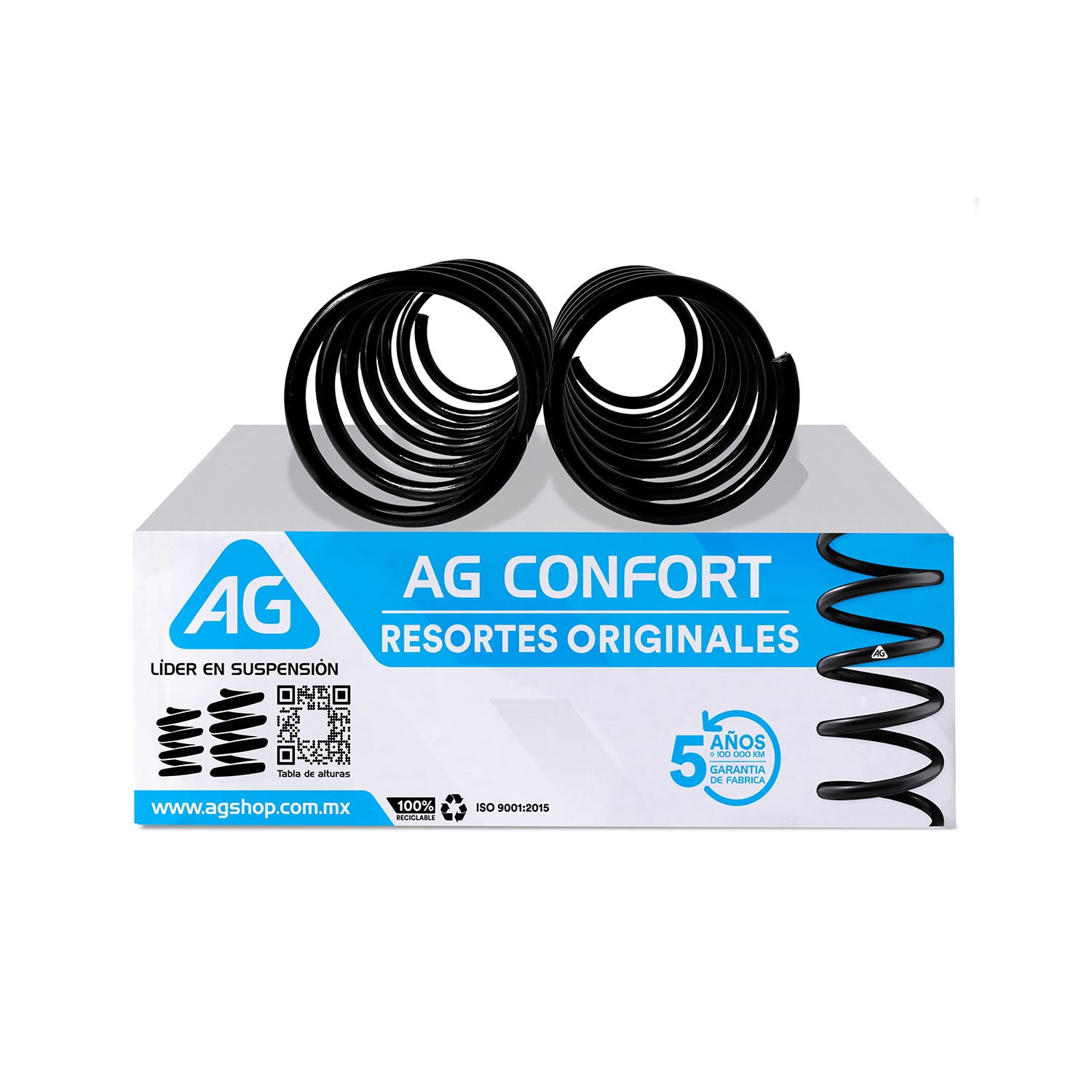 Resortes Originales Ag Confort Renault Kangoo 2004-2019 Delanteros