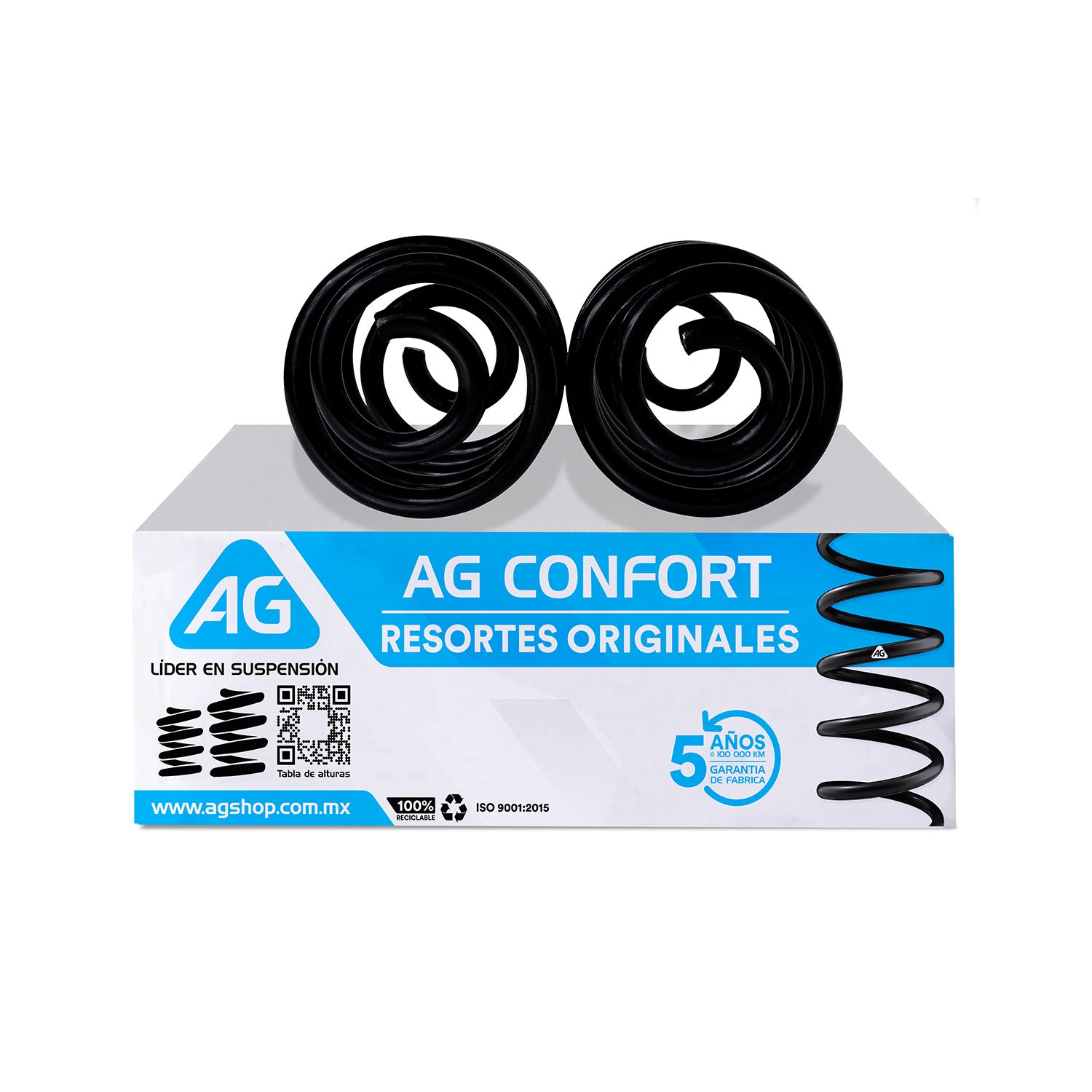 Resortes Originales Ag Confort Nissan Platina 02-10 Par Trasero