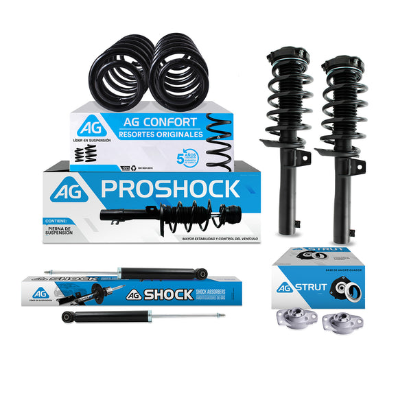 Combo de supensión original AG Seat Leon (Ovalada) 2006-2012 Del/Tras
