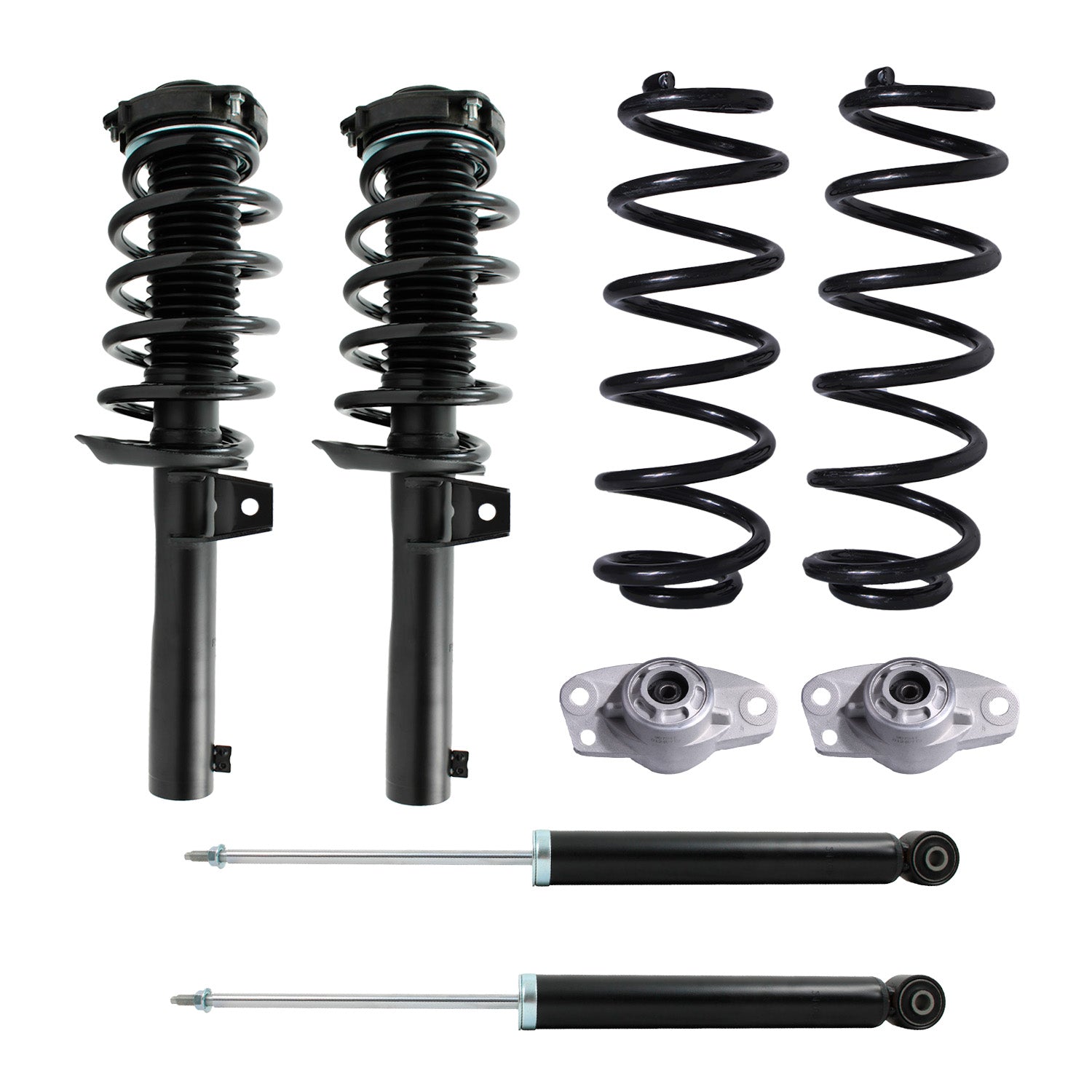 Combo de supensión original AG Volkswagen Golf A6 (Carter 55 mm) 2008-2013 Del y Tras