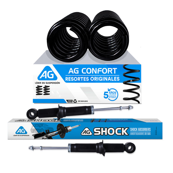 Kit Original Resortes y Amortiguadores Toyota Corolla (Excepto XRS) 2009-2013 Traseros