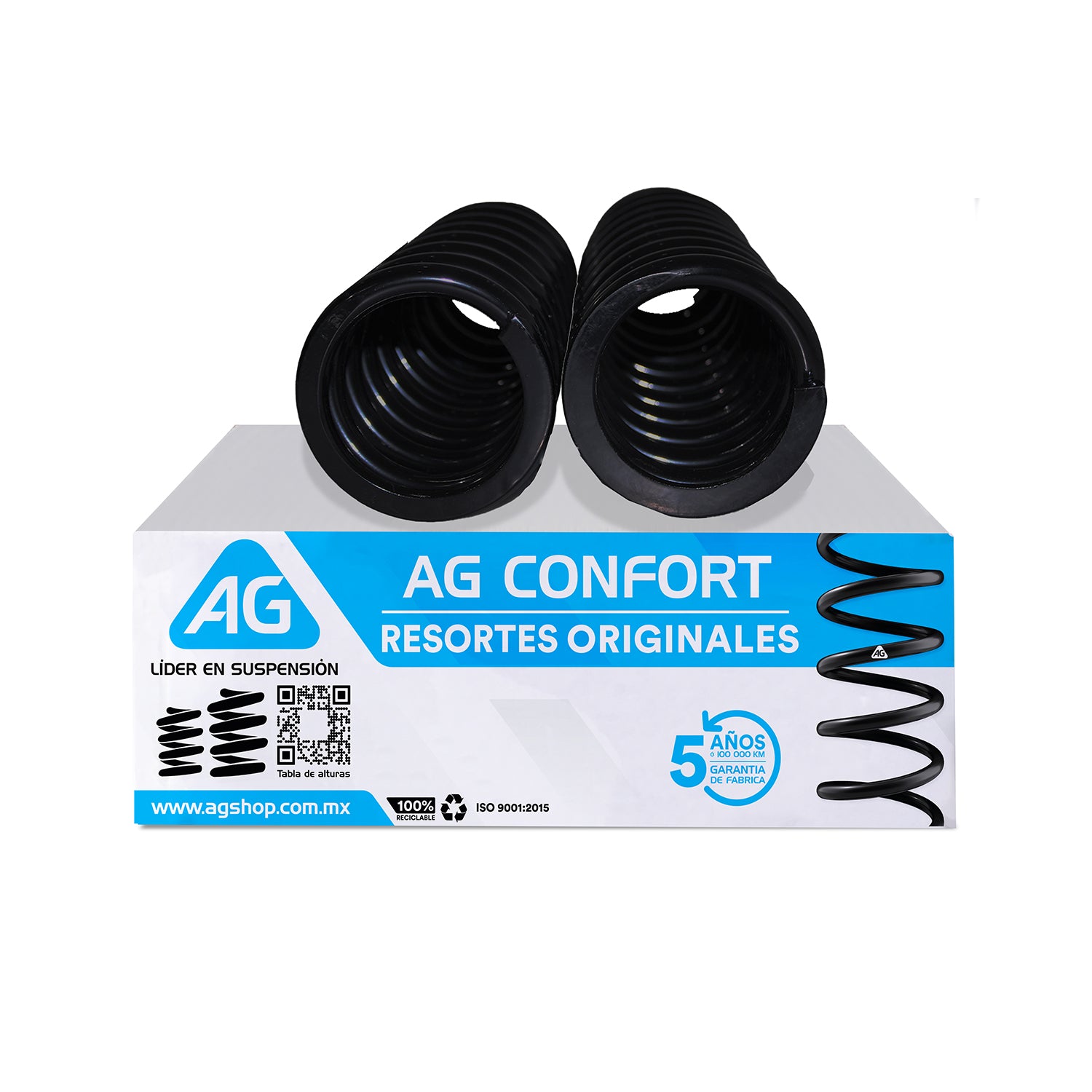 Resortes Originales Ag Confort Peugeot Landtrek 2020-2023 Par Delantero