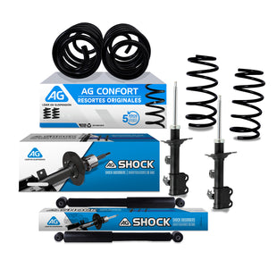 Kit Original Resortes y Amortiguadores Toyota Avanza 2011-2021 8 Piezas Del y Tras