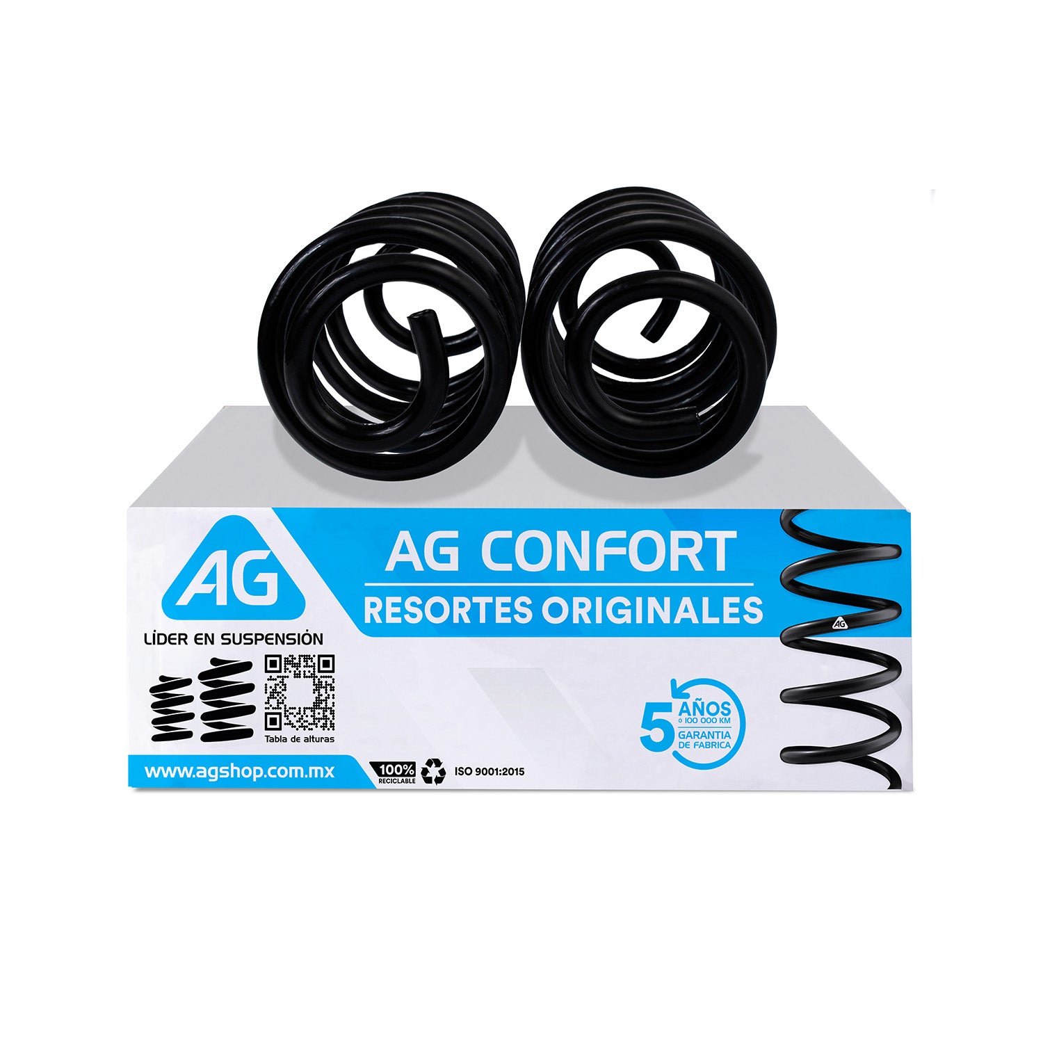 Resortes Originales Ag Confort Toyota Avanza 2012-2021 Traseros