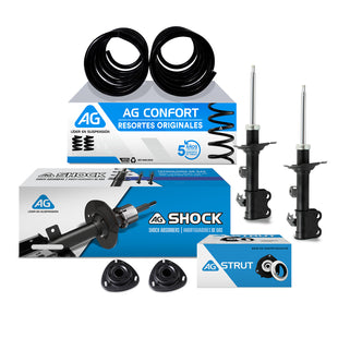 Kit Original Resortes, Amortiguadores y Bases Toyota Avanza 2011-2021 6 Piezas Del