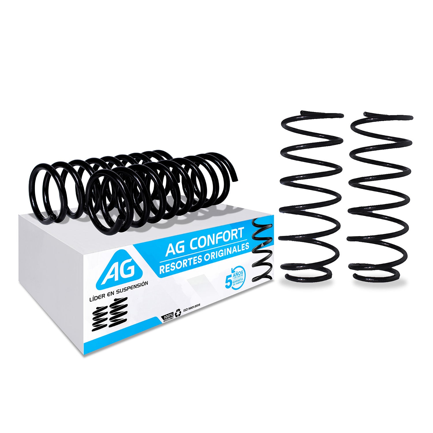 Resortes Originales Ag Confort Volkswagen Pointer Pick Up 96-12 Kit 4 Piezas