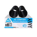 Resortes Originales Ag Confort Volkswagen Pointer 00-09 Par Trasero-1