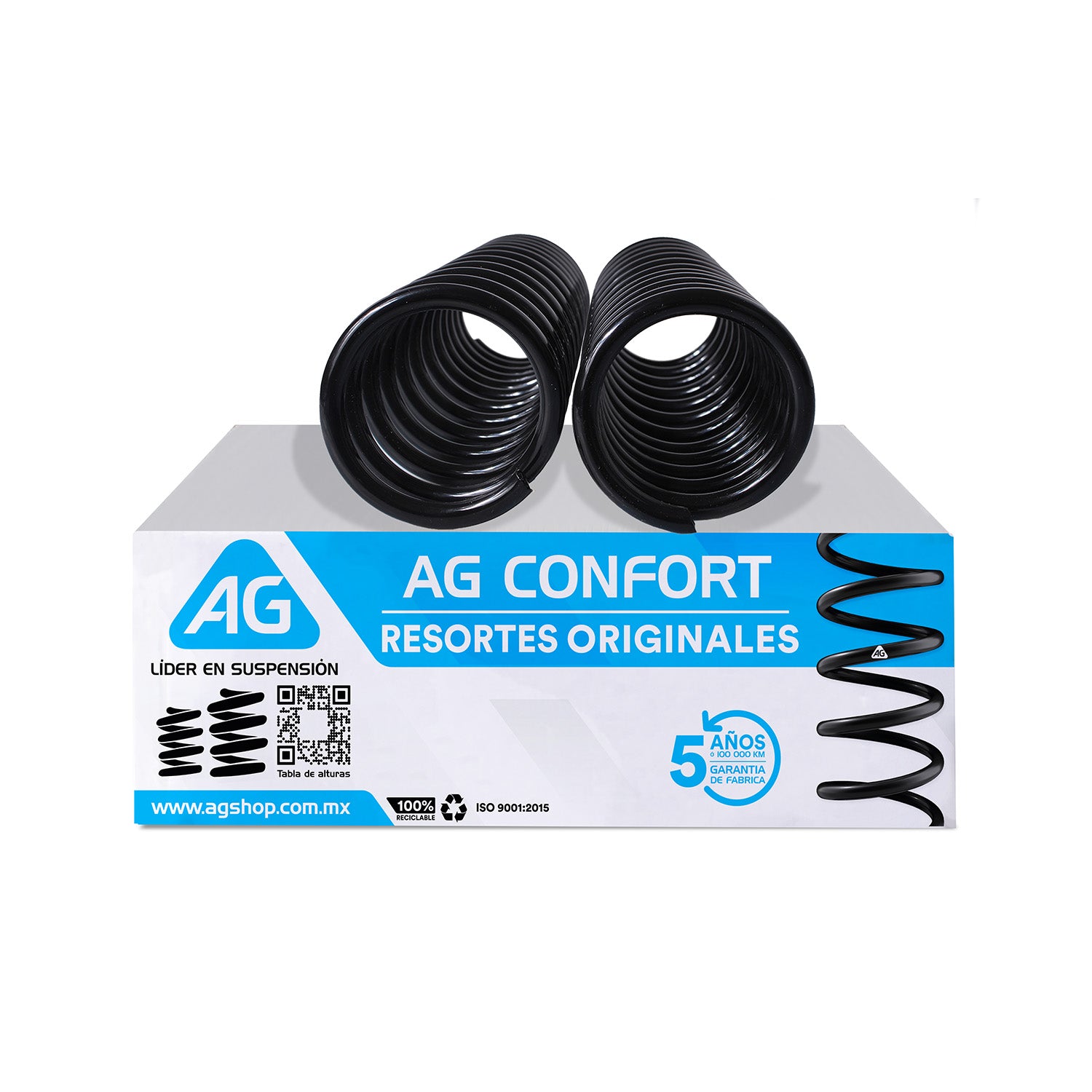 Resortes Originales Ag Confort Volkswagen Atlantic/ Caribe 80-84 Par Trasero