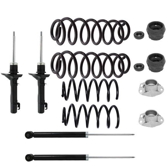 Kit Original Resortes, Amortiguadores y Bases Volkswagen Jetta A4 T Vr6 99-07 Kit 12 Piezas