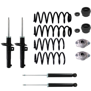 Kit Original Resortes, Amortiguadores y Bases Volkswagen Golf R32 V6 (2.0L) (Para Eje rígido trasero) 2008