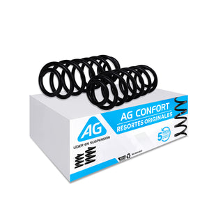 Resortes Originales AG Confort Volkswagen Jetta A4 (Turbo VR6) 1999-2015 Par Trasero