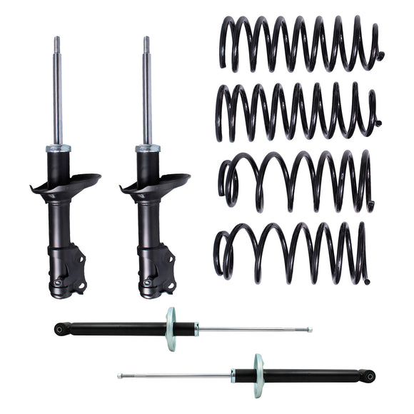 Resortes y Amortiguadores AG Volkswagen Golf A2 (México, Aro Grande) 1987-1992 Delanteros y Traseros