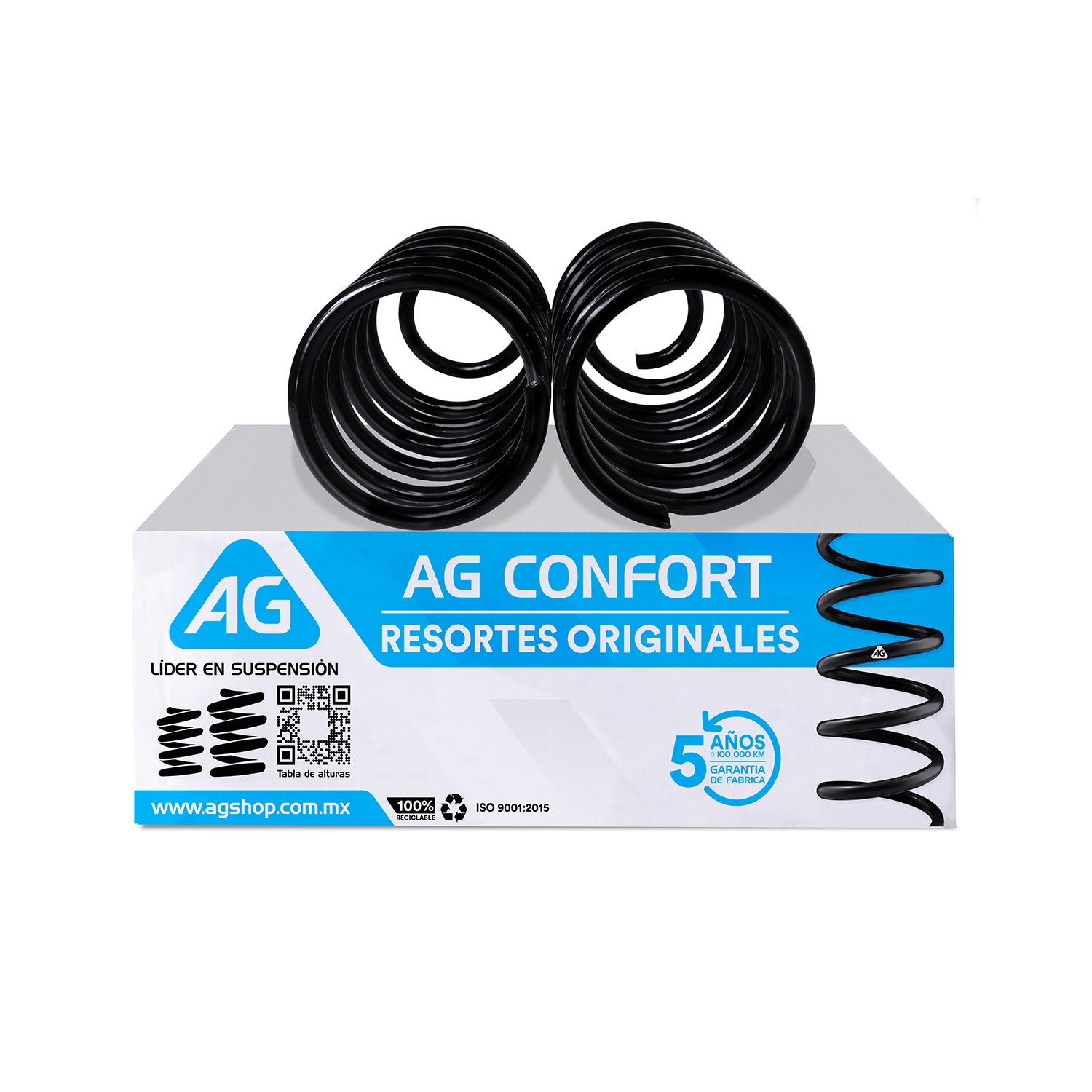 Resortes Originales Ag Confort Seat Córdoba 2001-2002 Delanteros