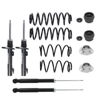 Kit Original Resortes, Amortiguadores y Bases Volkswagen CrossFox 2007-2009 12 piezas