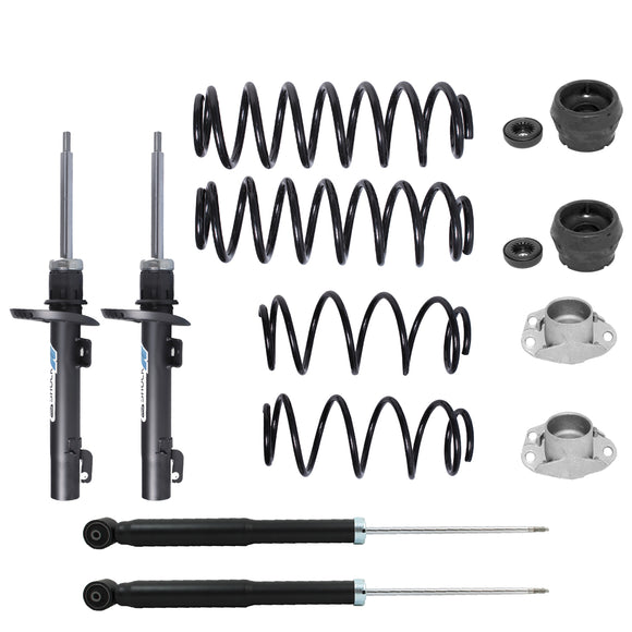 Kit Original Resortes, Amortiguadores y Bases Volkswagen CrossFox 2007-2009 12 piezas
