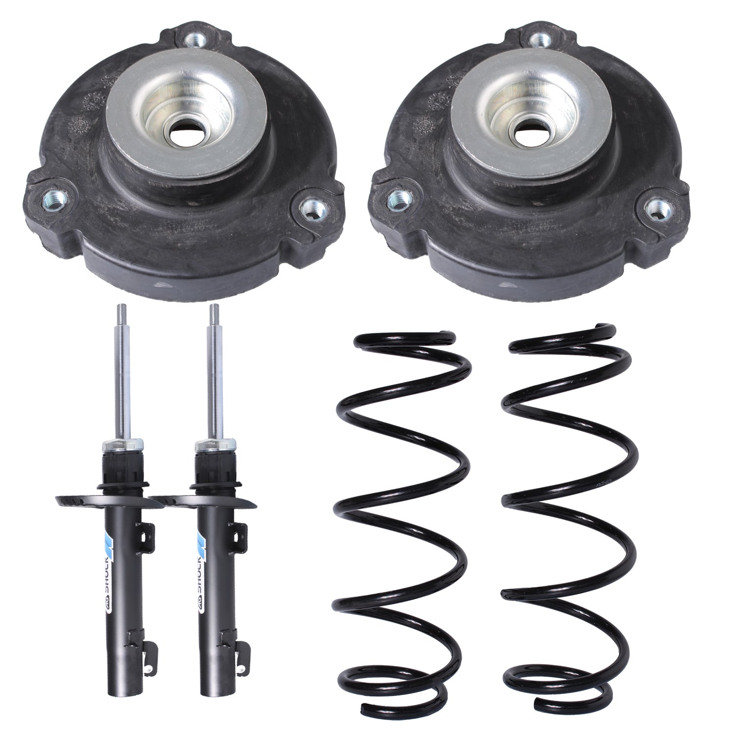 Kit Original Resortes, Amortiguadores y Bases Volkswagen Crossfox 2007-2009 Delantero