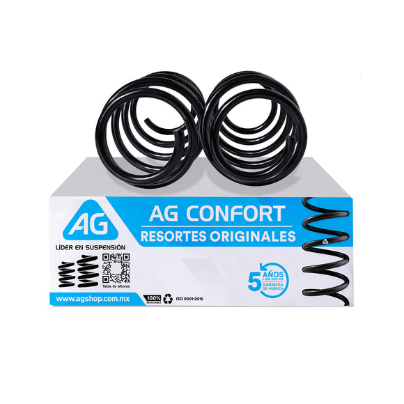 Resortes Originales Ag Confort Volkswagen Lupo 2003-2009 Par Delantero