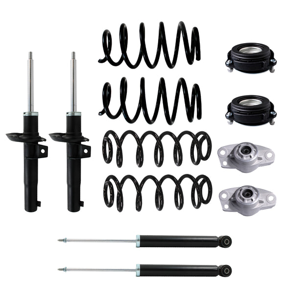 Kit Original Resortes, Amortiguadores y Bases Volkswagen Golf GTI (2.0L) 2006-2014 12 Piezas