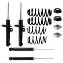 Resortes, Amortiguadores y Bases AG Volkswagen Jetta A6 (Bicentenario) (Eje Suspensión Independiente Buje 14 mm) 2010-2018 Delanteros y Traseros