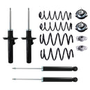 Kit Original Resortes, Amortiguadores y Bases Volkswagen Jetta A6 (Bicentenario) (2.5L) (Carter 55 mm) (Eje rígido Buje 14 mm) 2010-2012 12 piezas-1