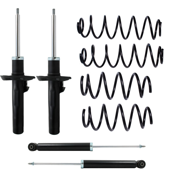 Kit Original Resortes y Amortiguadores Volkswagen Jetta A6 (Bicentenario) (2.5L) (Carter 55 mm) (Eje rígido Buje 14 mm) 2010-2012