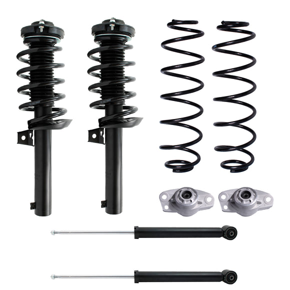 Combo de supensión original AG Volkswagen Jetta A6 (Bicentenario) (Carter 55 mm) 2010-2012 Del y Tras