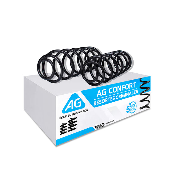 Resortes Originales Ag Confort Volkswagen Jetta A6 Mk6 Bicentenario 2010-2012 Par Trasero