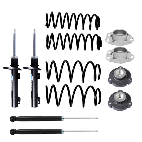 Kit Original Resortes y Amortiguadores Ag Volkswagen CrossFox 2012-2014 12 piezas