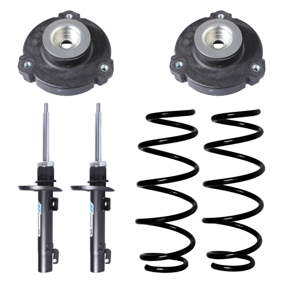 Kit Original Resortes y Amortiguadores Ag Volkswagen CrossFox 2012-2014 Delantero